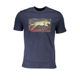 Cavalli Class Blue Cotton T-Shirt -   -  Cavalli Class.